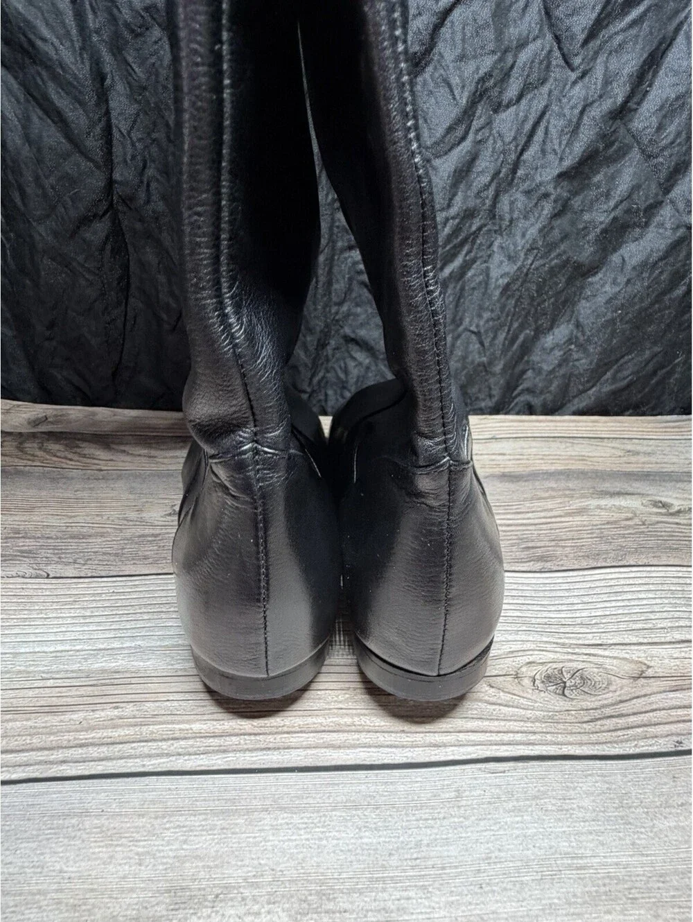 Vero Cuoio, Black Leather Boots Size EUR 39/US 8.5 Women’s